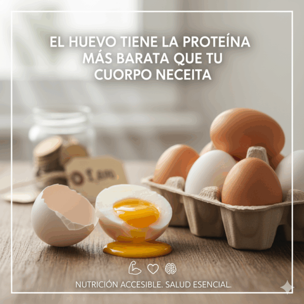 El Huevo tiene la Proteína mas barata que tu cuerpo necesita