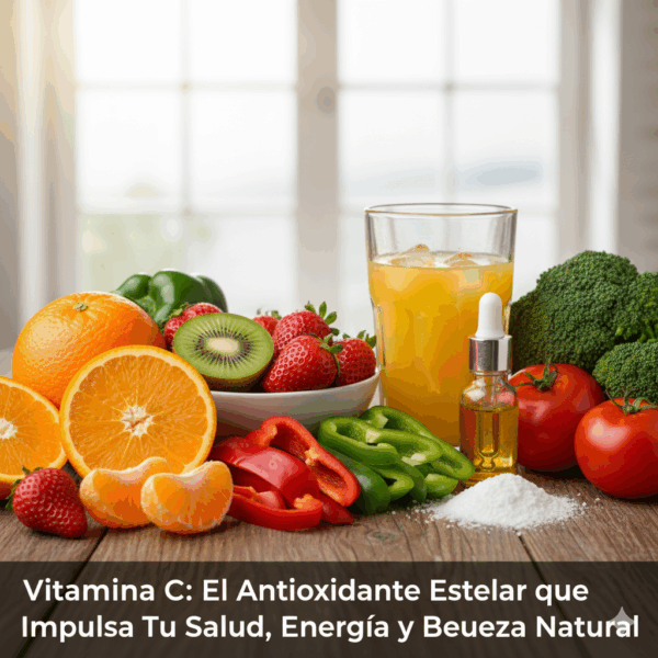 Vitamina C: El Antioxidante Estelar que Impulsa Tu Salud, Energía y Belleza Natural